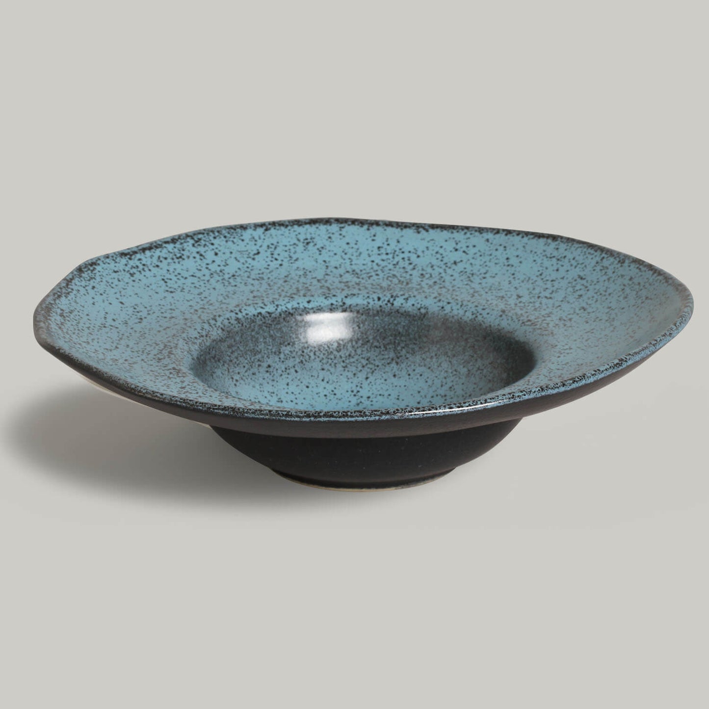 ORGANIC DEEP RIM STONEWARE Ø28x6.5CM 450ML NIGHT SKY