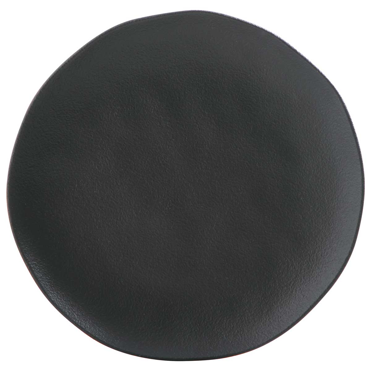 ORGANIC DINNER PLATE STONEWARE Ø26.5CM BLACK MATTE