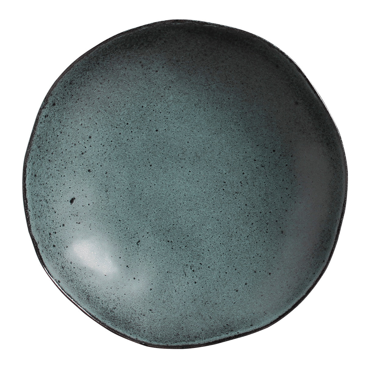 ORGANIC BOWL STONEWARE Ø21.2CM 600ML PETROLEUM