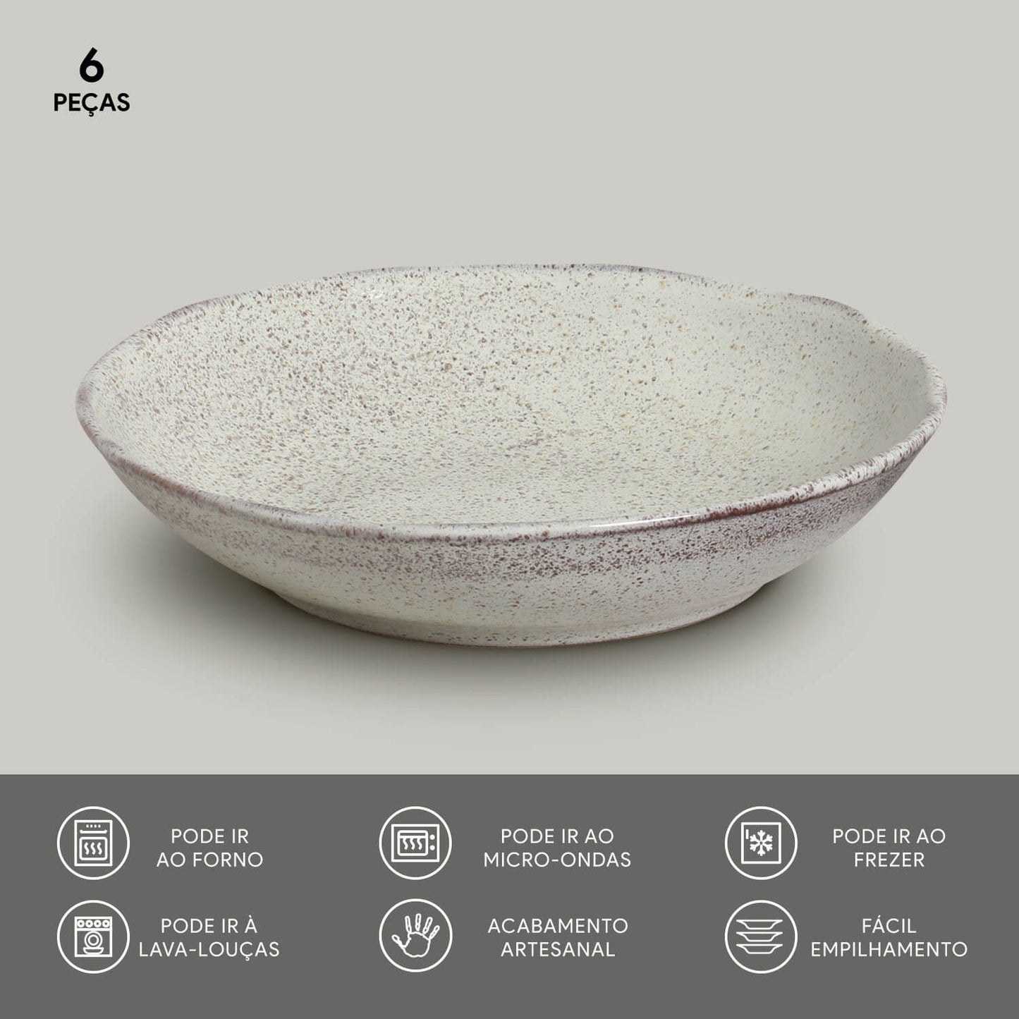 BIO BOWL STONEWARE Ø22.5CM 830ML PISTACHE