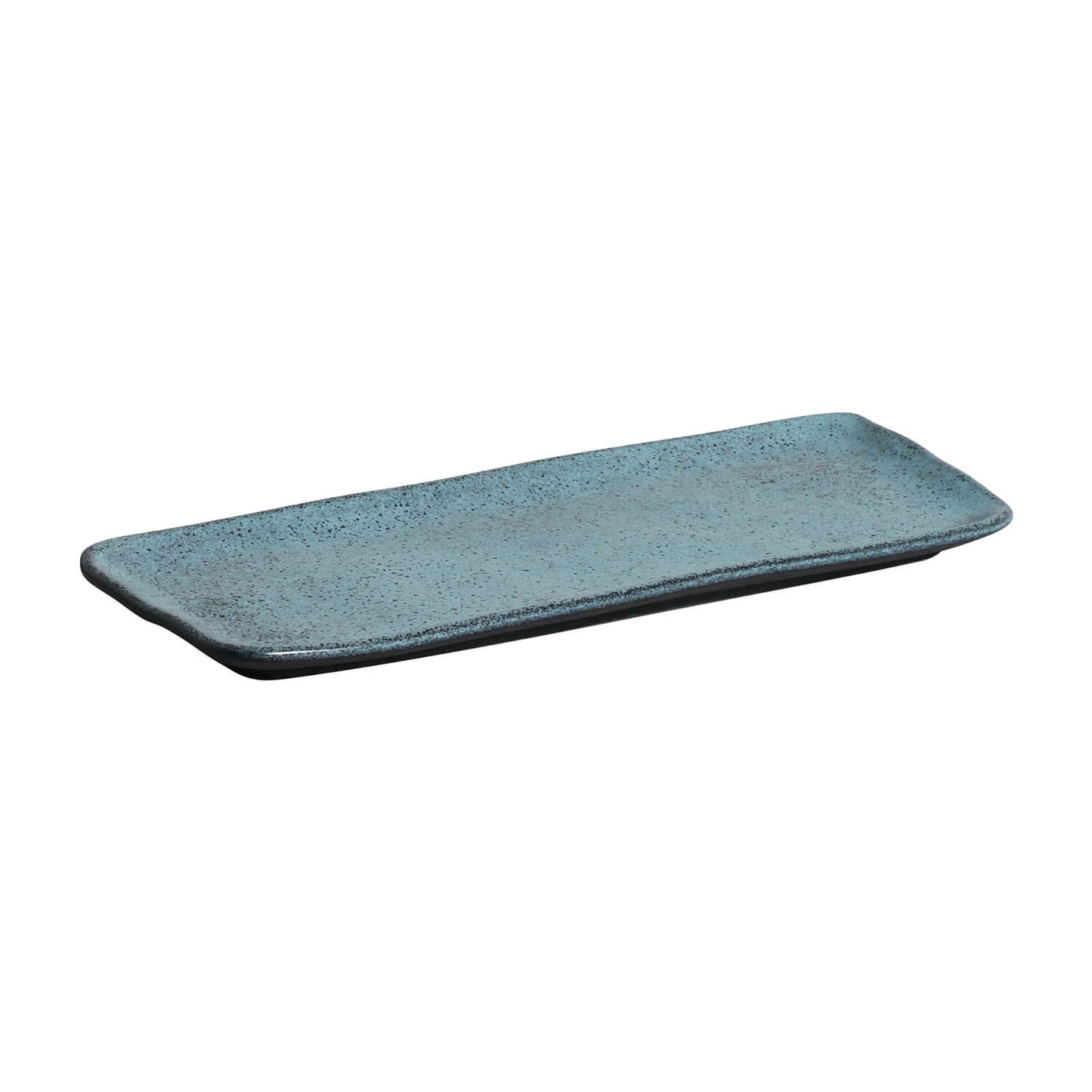 ORGANIC RECTANGULAR PLATTER STONEWARE 33x13CM NIGHT SKY