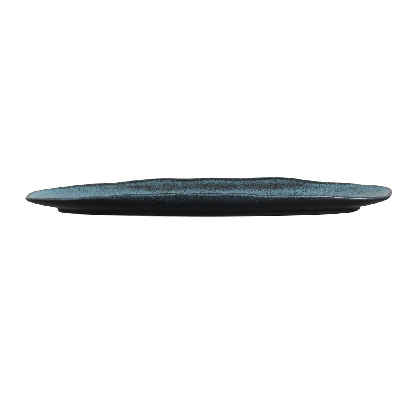 ORGANIC SHALLOW OVAL PLATTER STONEWARE 36x13CM NIGHT SKY