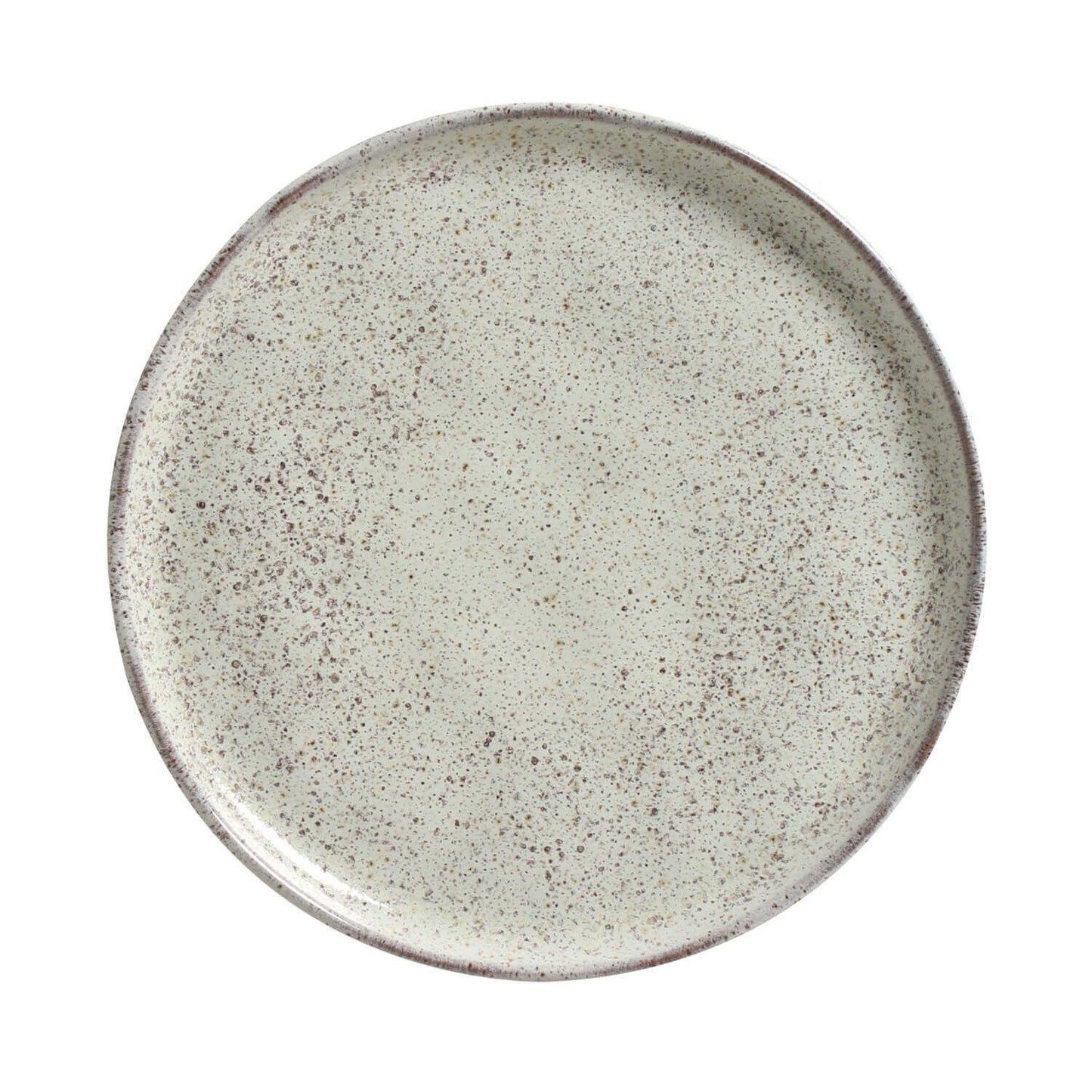 BIO DESSERT PLATE STONEWARE Ø21.5CM PISTACHE