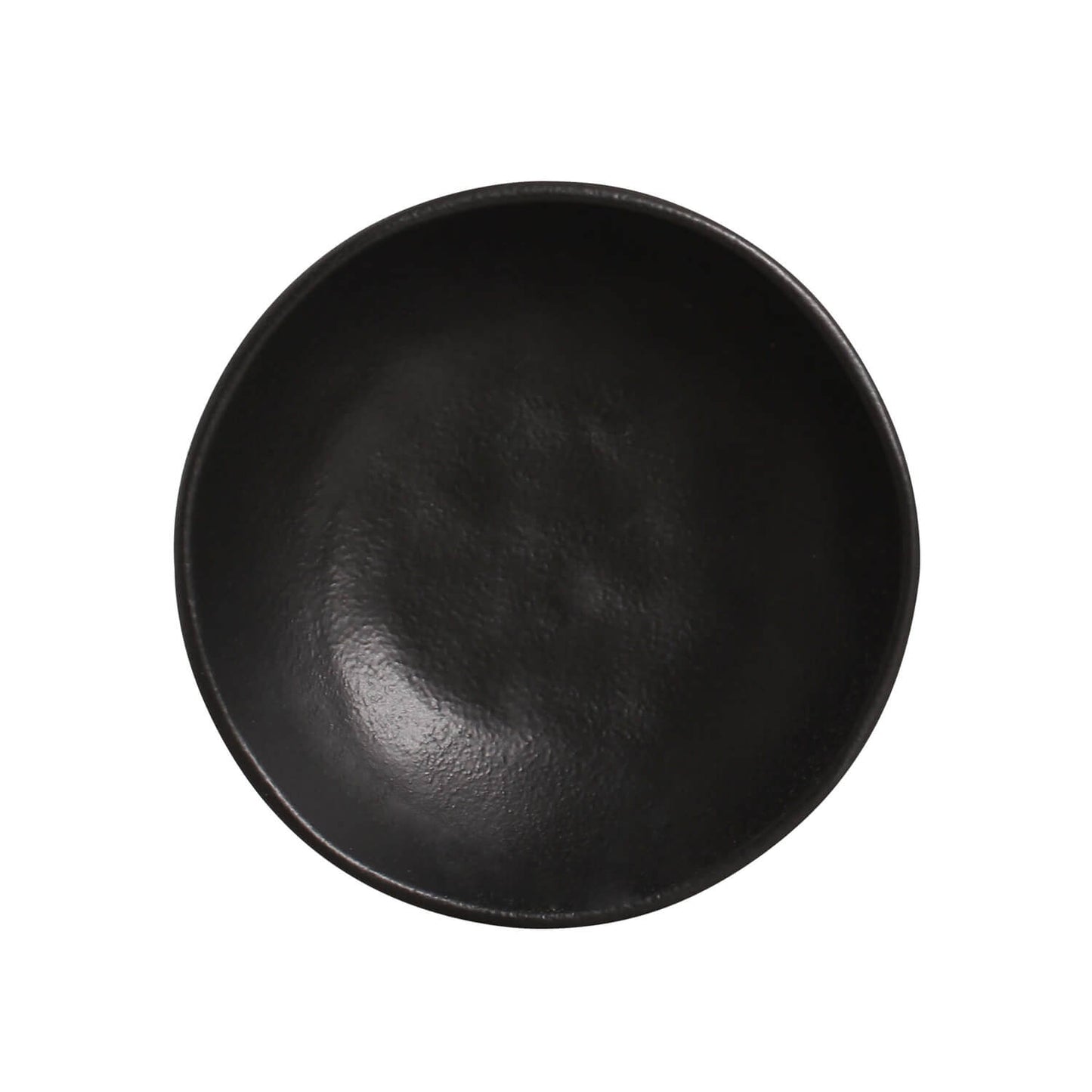 ORGANIC BOWL STONEWARE Ø17.5x5.5CM 520ML BLACK MATTE