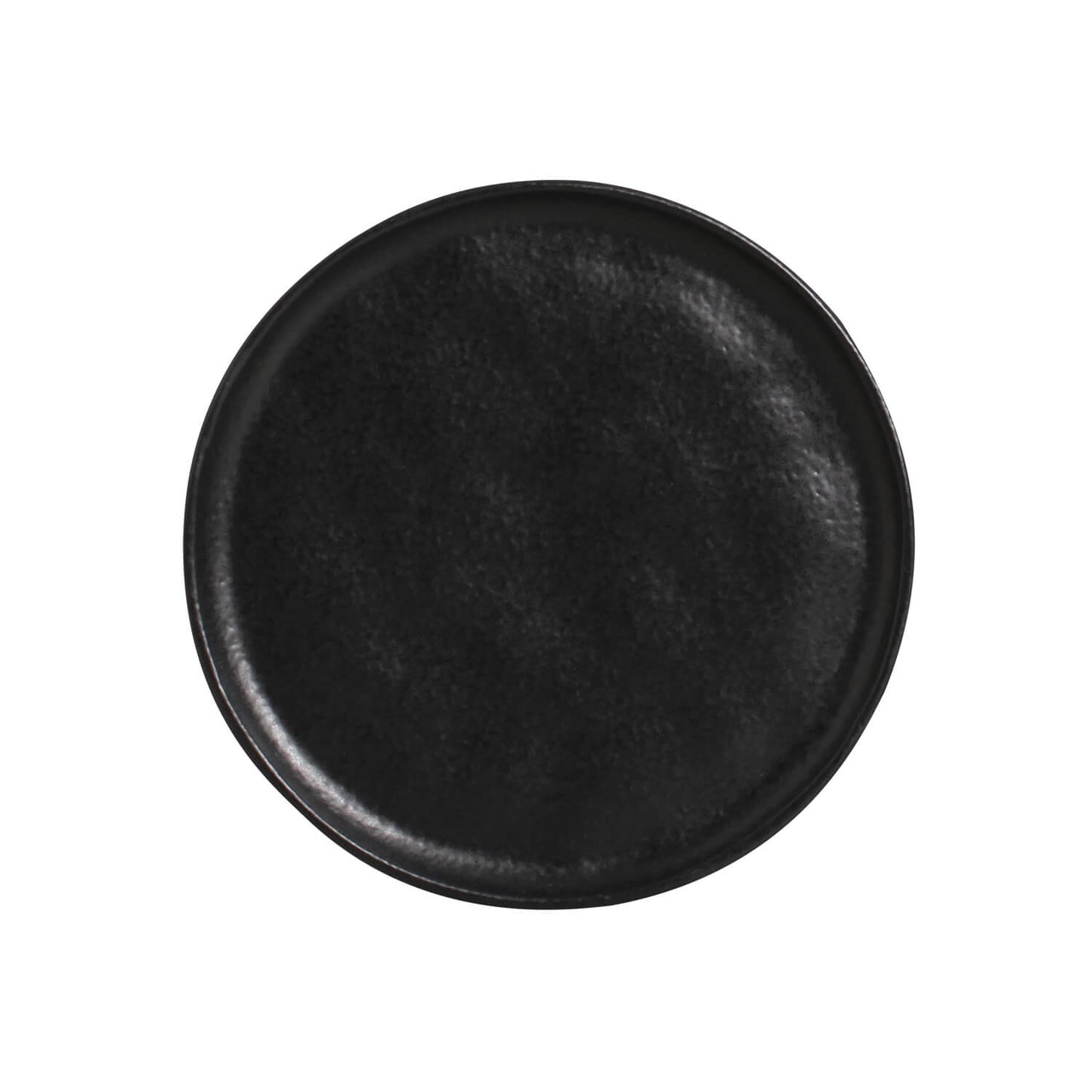 BIO BREAD PLATE STONEWARE Ø15.5x1.6CM BLACK MATTE