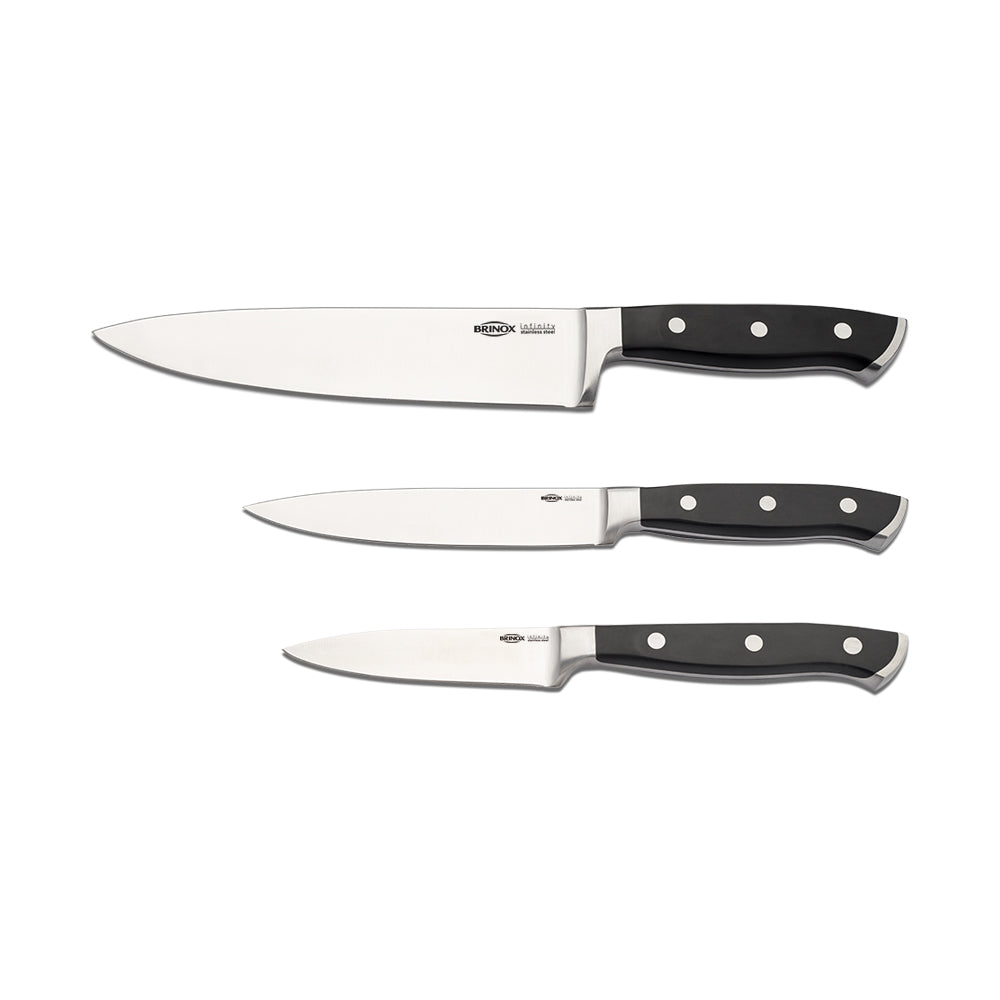 Brinox Stainles Steel Knife Set 3Pcs Infinity