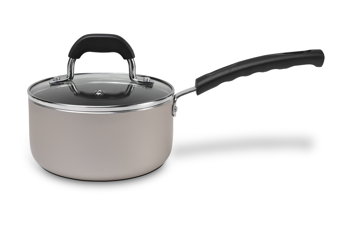 Brinox Saffron Line - Aluminum - Sauce Pan W/Lidã˜18Cm 1,75L Champagne