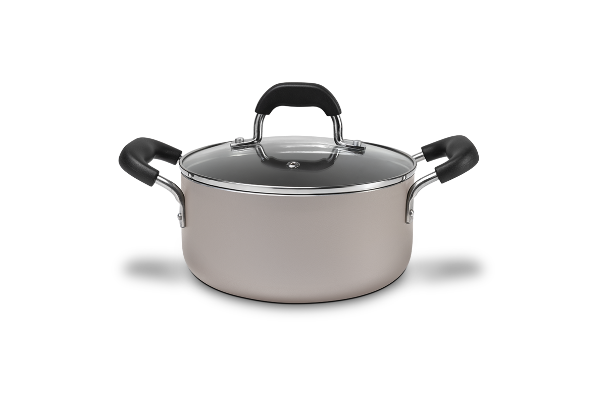 Brinox Saffron Line - Aluminum - Casserole W/Lid Ø20Cm 2,50L Champagne