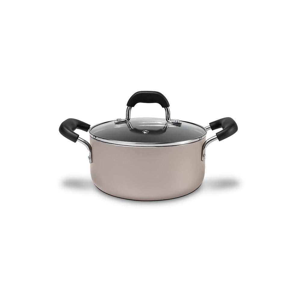 Brinox Saffron Line - Aluminum - Casserole W/Lid Ø20Cm 2,50L Champagne