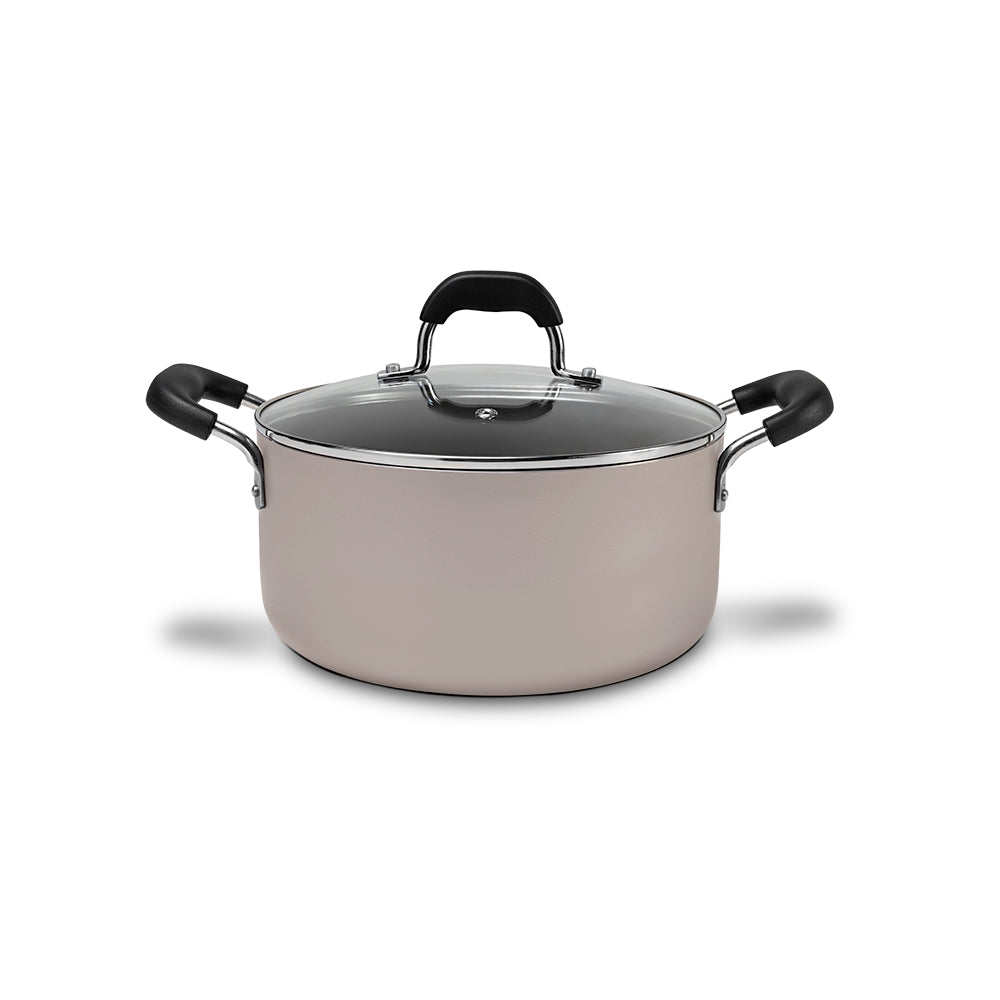 Brinox Saffron Line - Aluminum - Casserole W/Lid Ø24Cm 4,50L Champagne