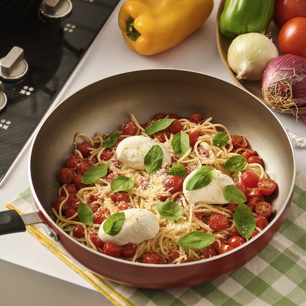Brinox Saffron Line - Aluminum - 5-Piece Cookware Set Red