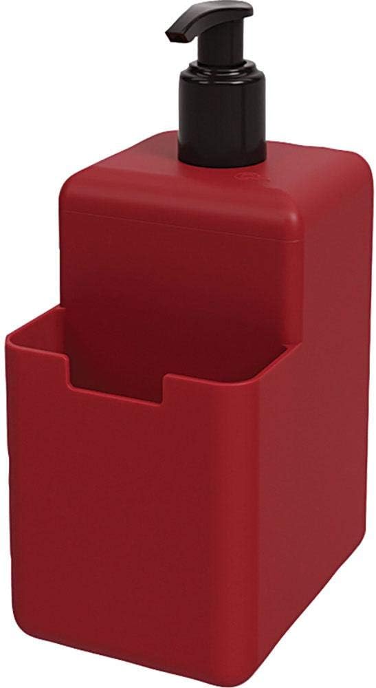 Brinox Plastic Soap Dispenser 500Ml Single Bold Red