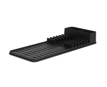 Brinox Plastic Dish Drainer With Tray Single Black