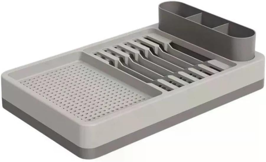 Brinox Plastic Dish Drainer Flat Gray