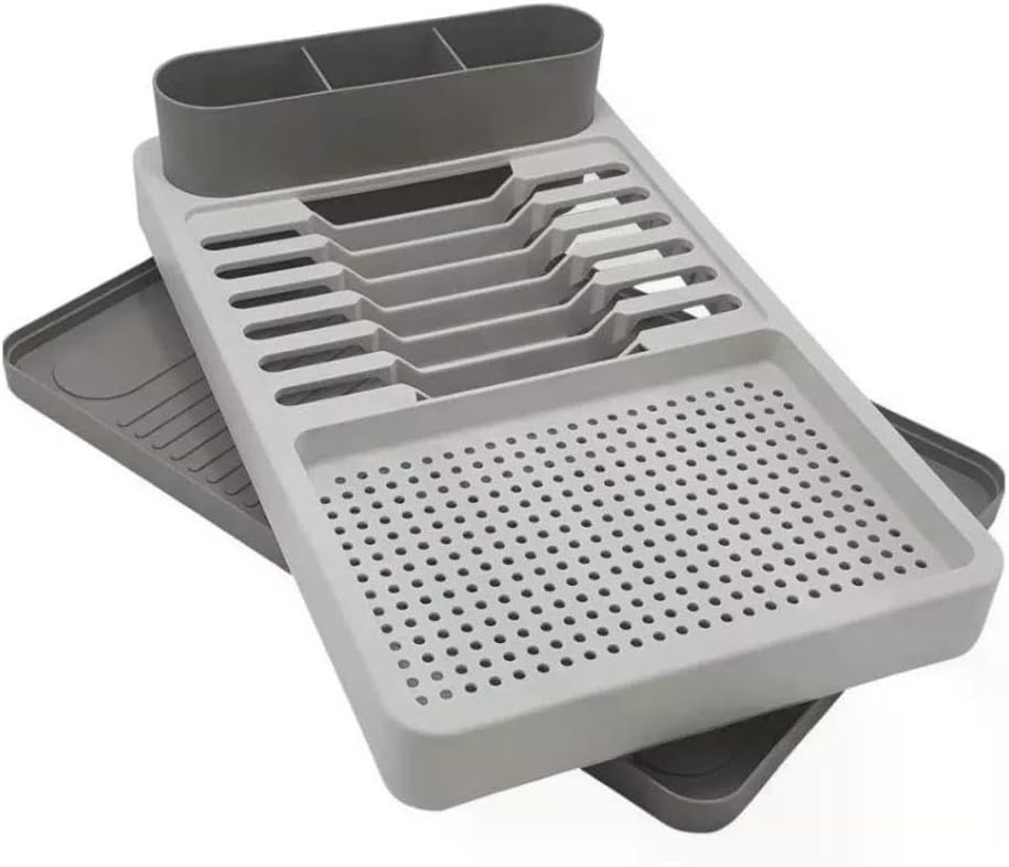 Brinox Plastic Dish Drainer Flat Gray