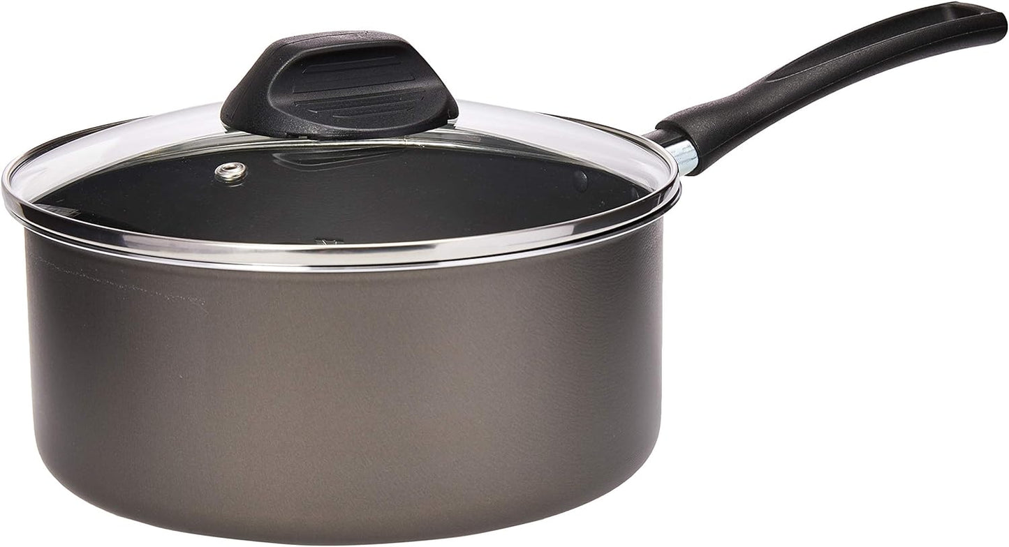Brinox Maple Line- Deep Sauce Pan W/Lid Ø24Cm Graphite