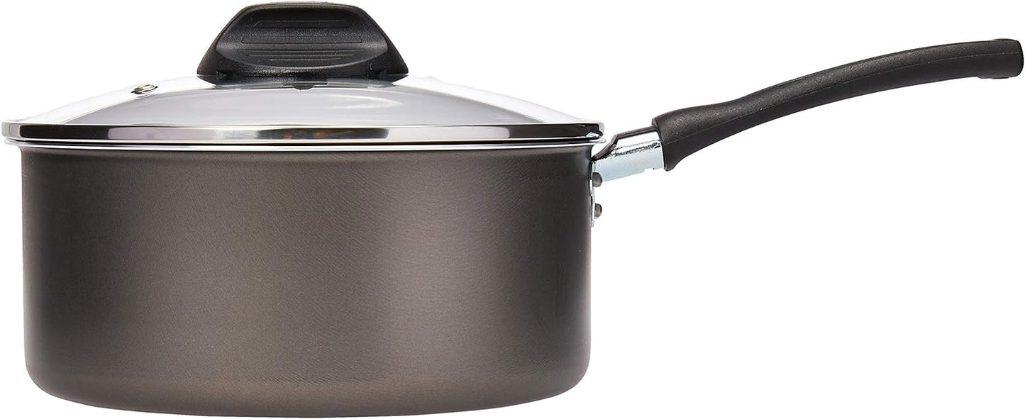 Brinox Maple Line- Deep Sauce Pan W/Lid Ø24Cm Graphite