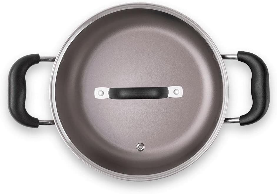 Brinox Saffron Line - Aluminum - 5-Piece Cookware Set Red