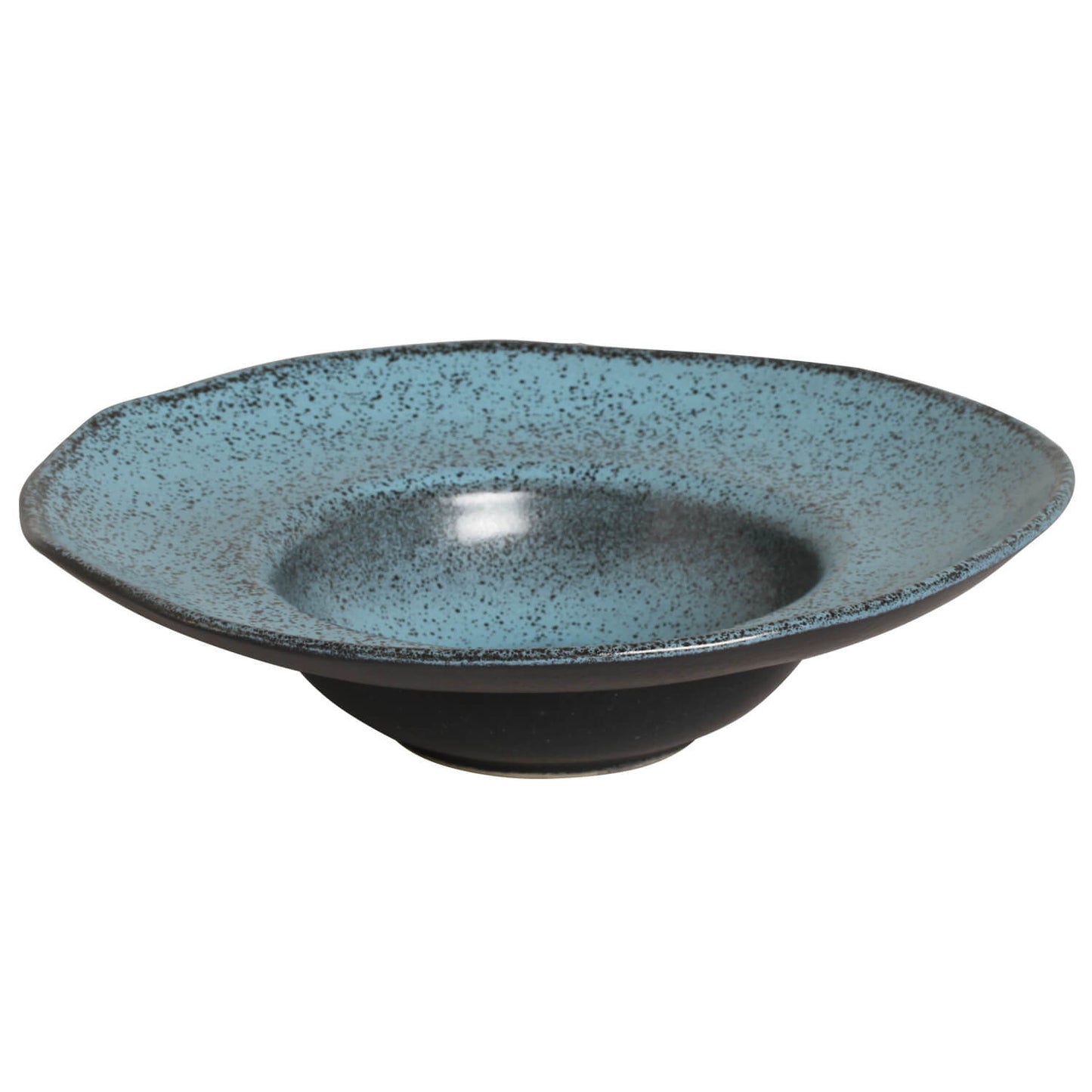 ORGANIC DEEP RIM STONEWARE Ø28x6.5CM 450ML NIGHT SKY