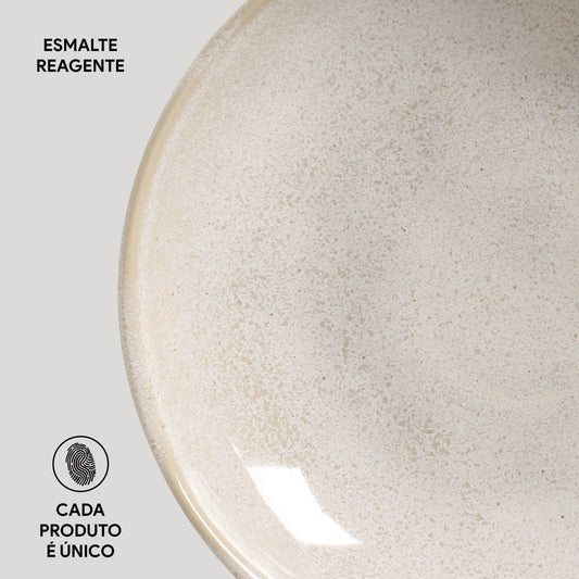BIO BOWL STONEWARE Ø22.5CM 830ML LATTE