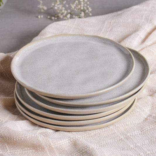 BIO DESSERT PLATE STONEWARE Ø21.5CM LATTE