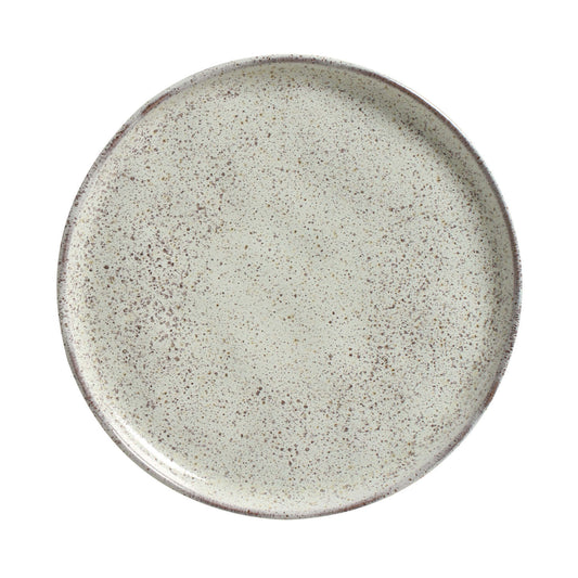 BIO DESSERT PLATE STONEWARE Ø21.5CM PISTACHE