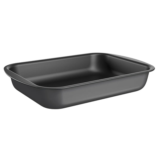 Brinox Bakeware Line - Aluminum - Rectangular Deep Roasting Pan 39,5X28,6X6,6Cm Graphite