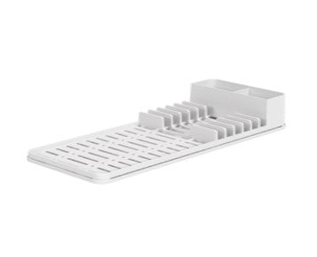 Brinox Plastic Dish Drainer With Tray Single White