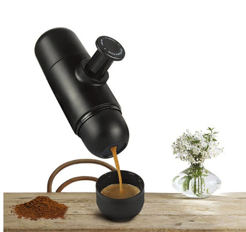 Manual portable mini coffee machine
