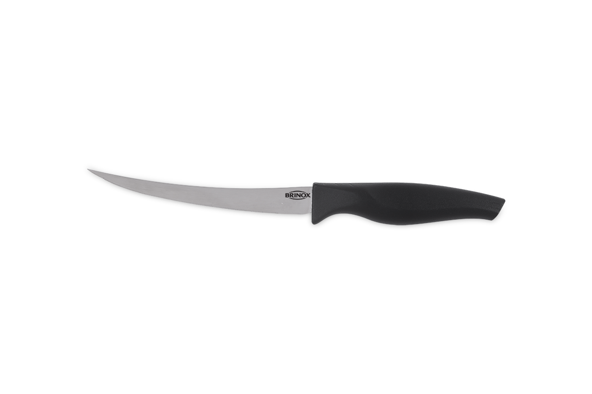 Brinox Tomato Knife 5" Cross-Black