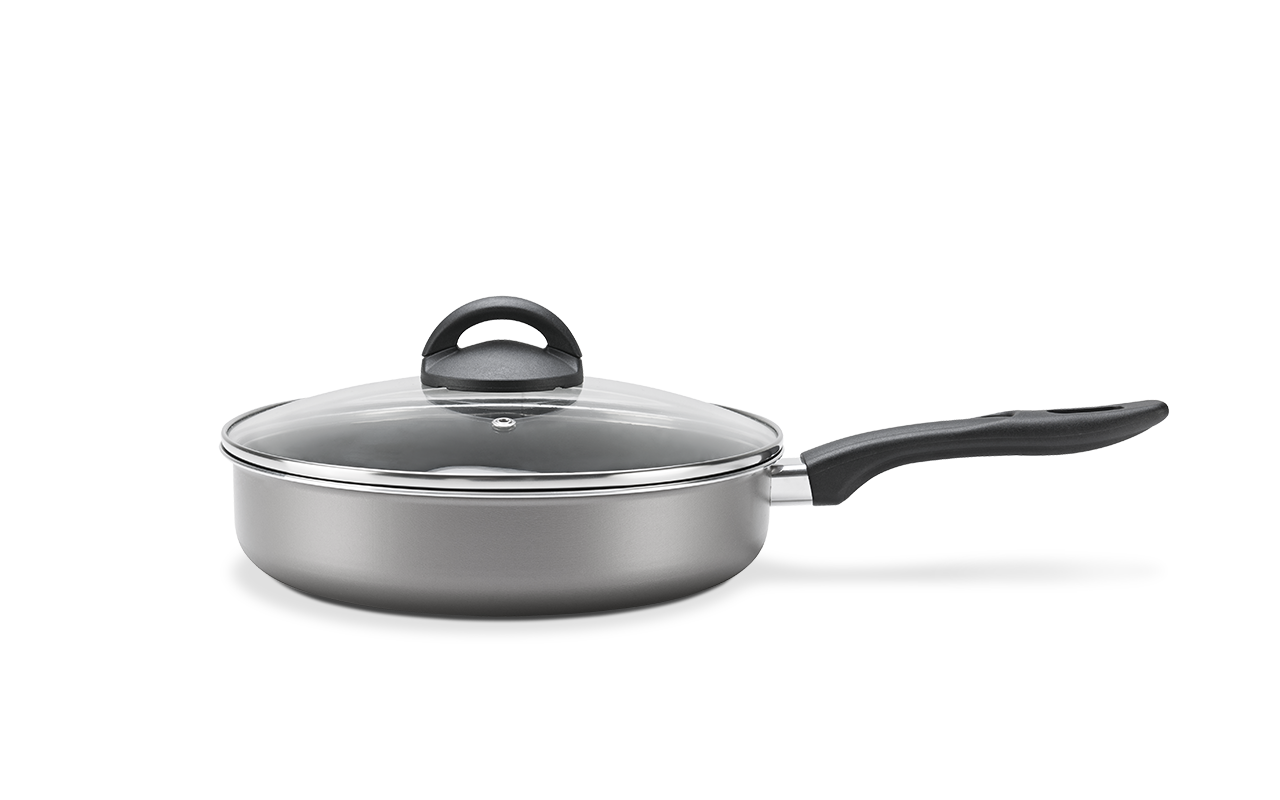 Brinox Maple Line- Tall Frying Pan W/Lid Ø24 -Graphite