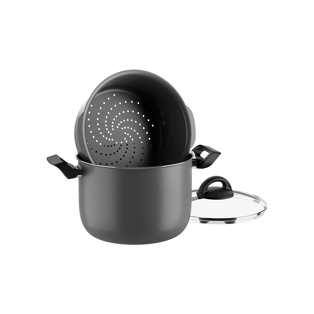 Brinox Especiarias Line - Aluminum - Steamer Set Ø20Cm 1,8L Silver
