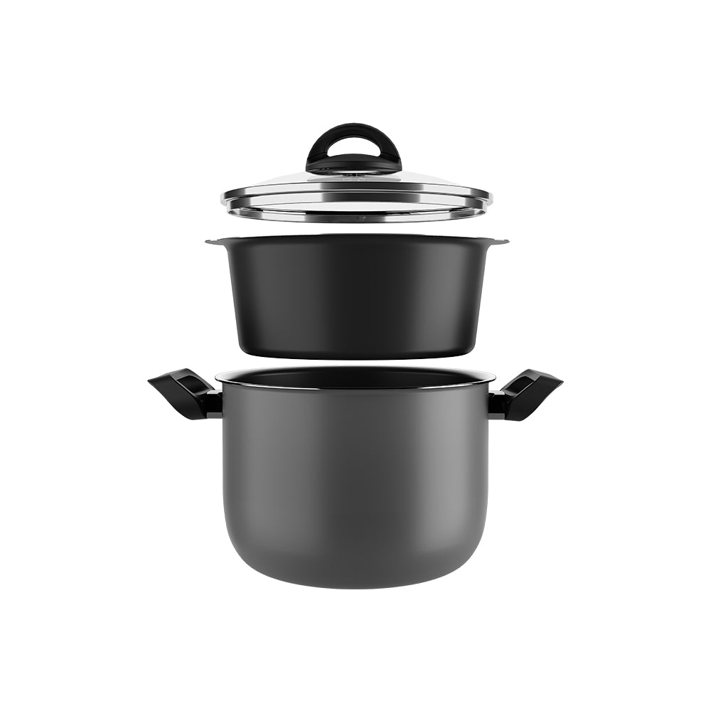 Brinox Especiarias Line - Aluminum - Steamer Set Ø20Cm 1,8L Silver